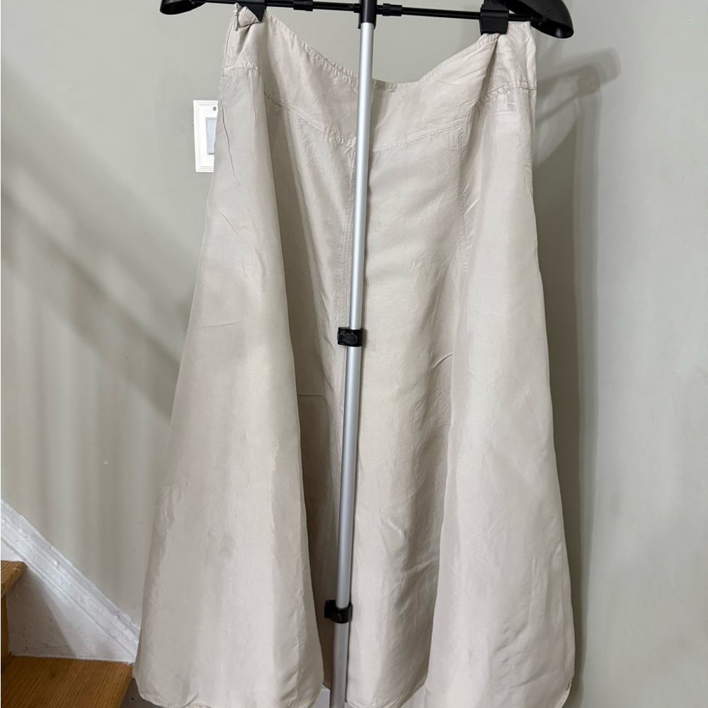 J. Jill Cream A-Line Skirt